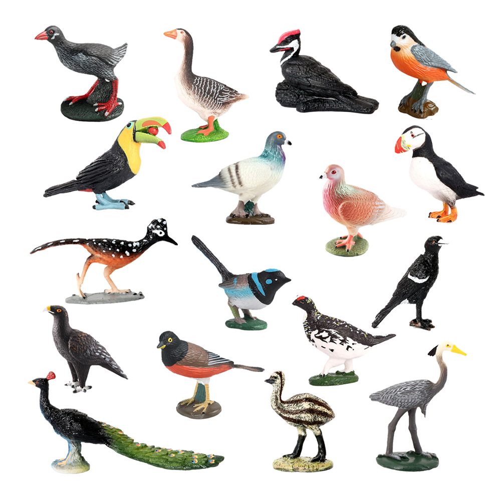 Kids Toys Horse - Figuras de Animais Modelo Coruja, Flamingo,