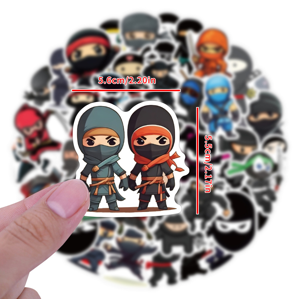 Kids Toys Cartoon Images - 60 pçs ninja samurai imagem dos
