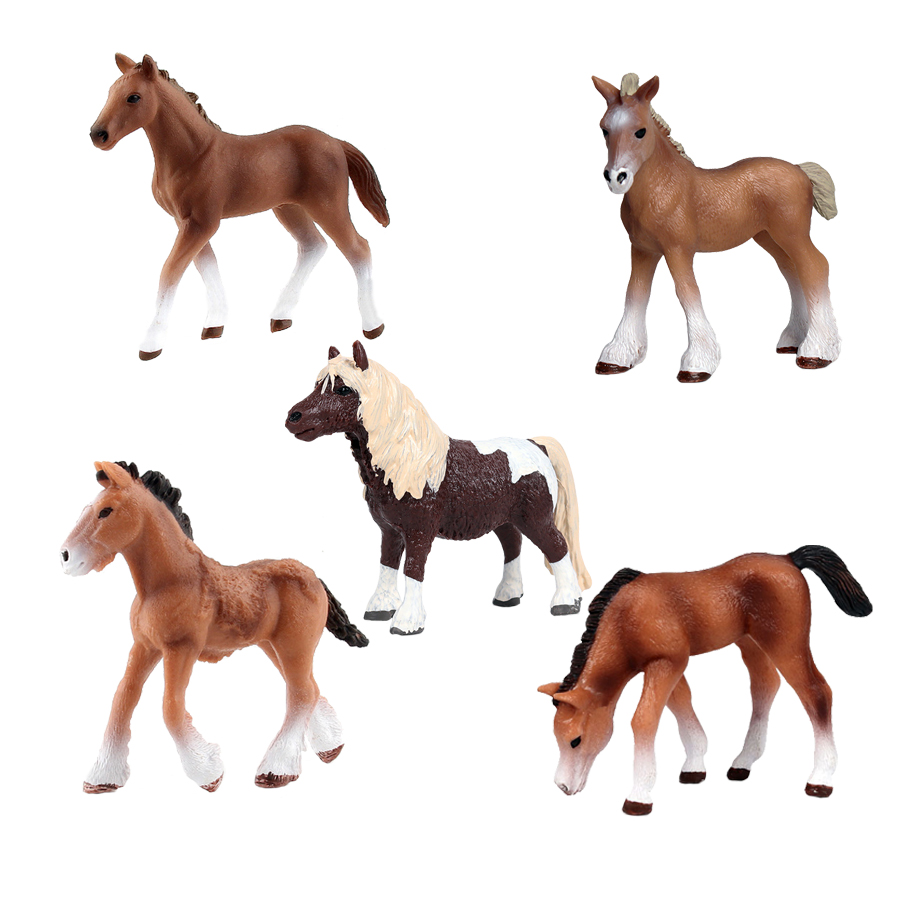 Kids Toys Horse - Figurinhas de cavalo plástico para crianças,