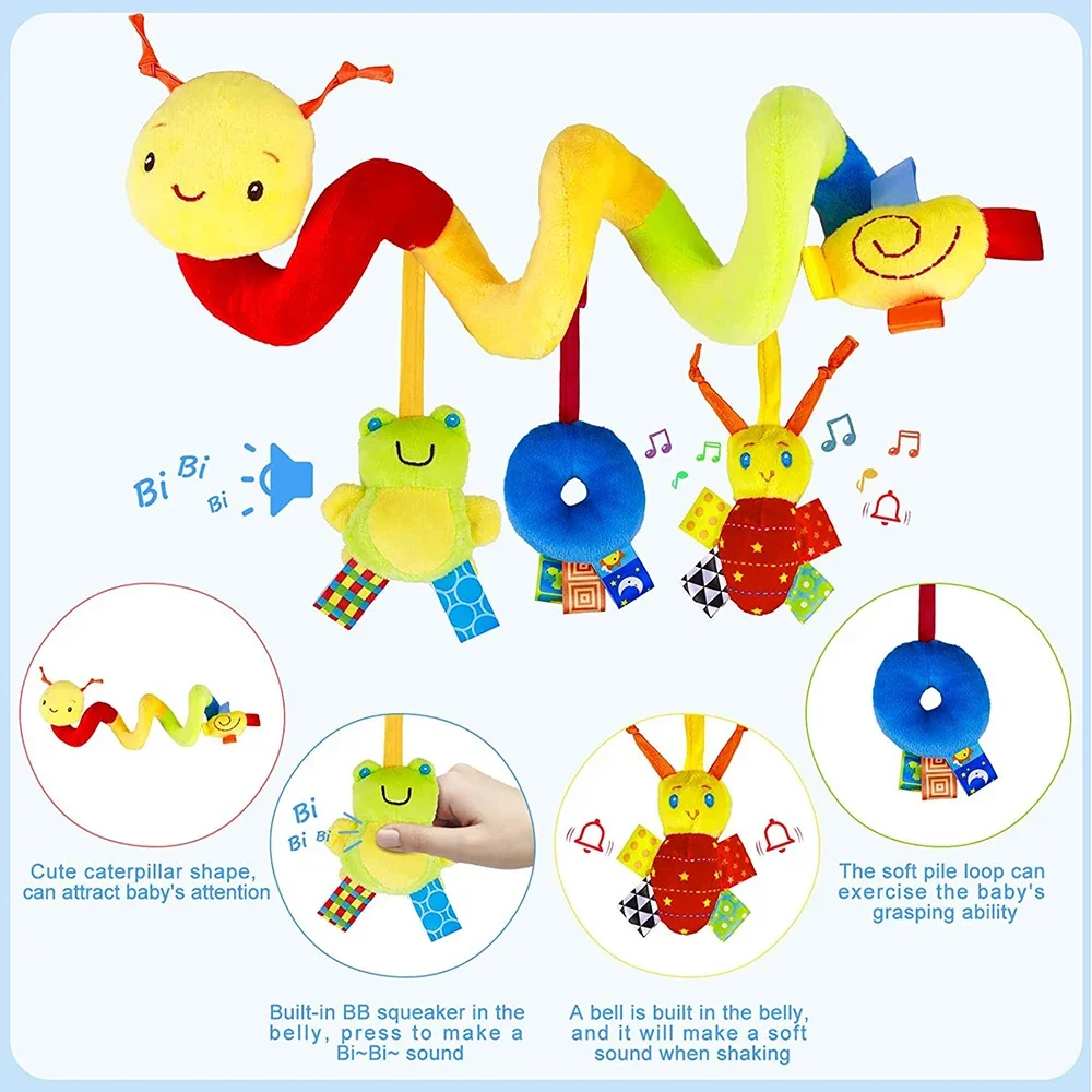 Kids Toys New Born - Espiral carrinho de brinquedo brinquedos recém-nascidos
