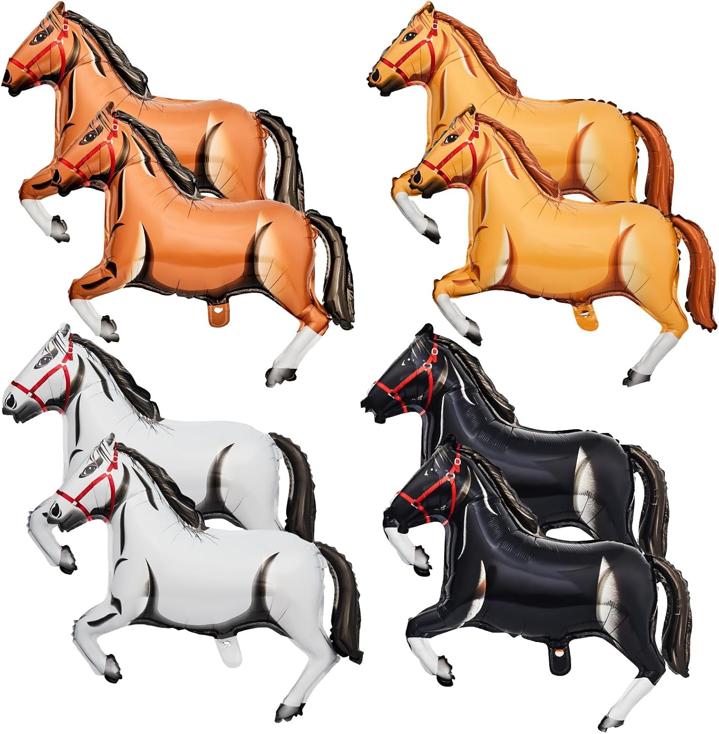 Kids Toys Horse - Balão Metalizado de Cavalo para Decoração
