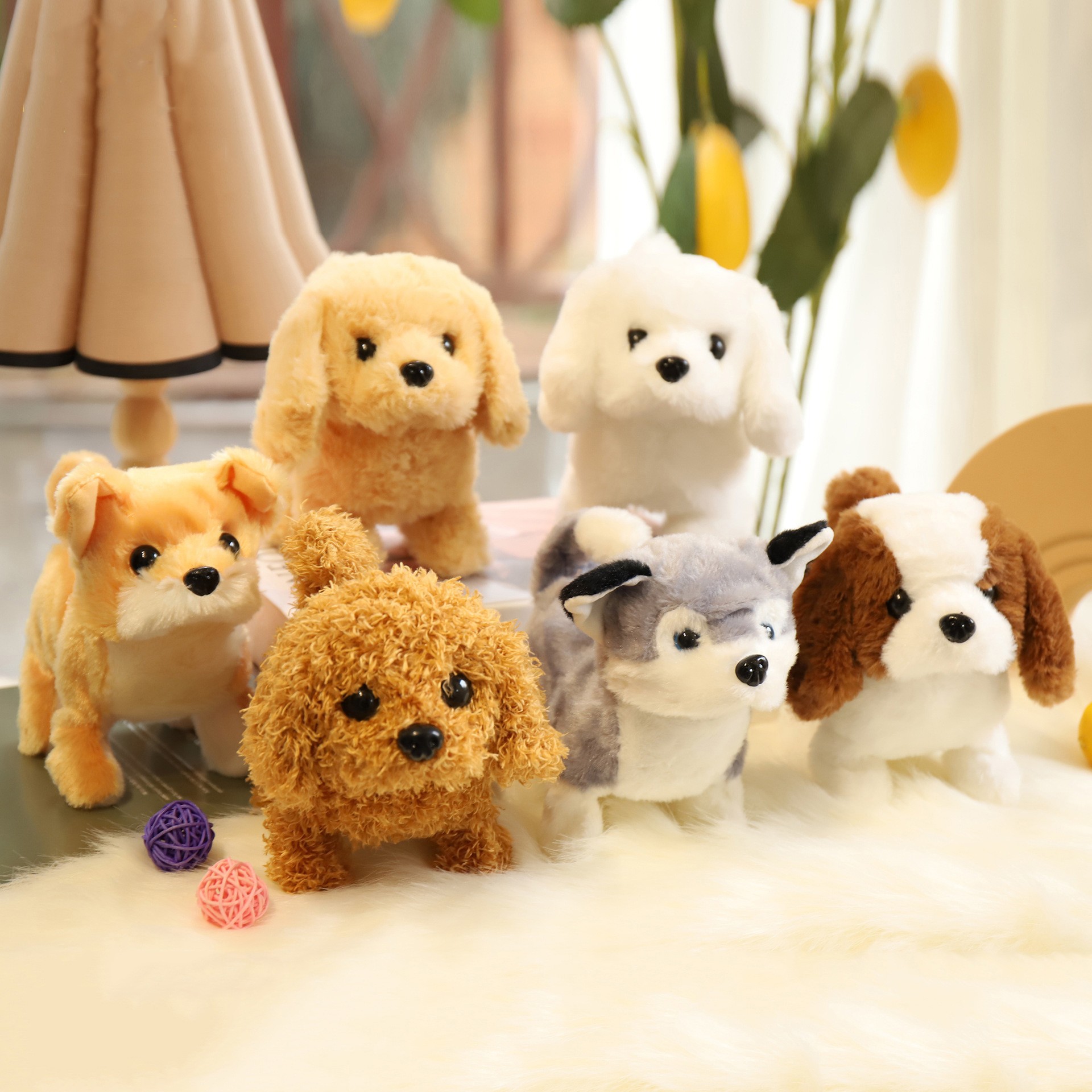 Kids Toys Dog - Filhote de cachorro robótico interativo –