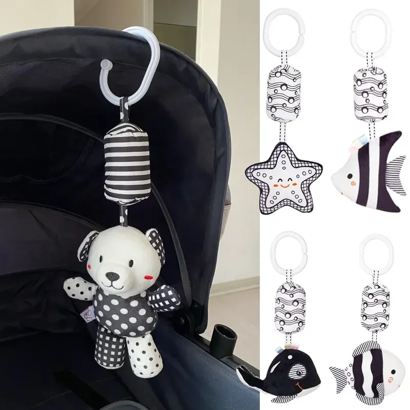Kids Toys New Born - Carrinho de cama pendurado sino boneca
