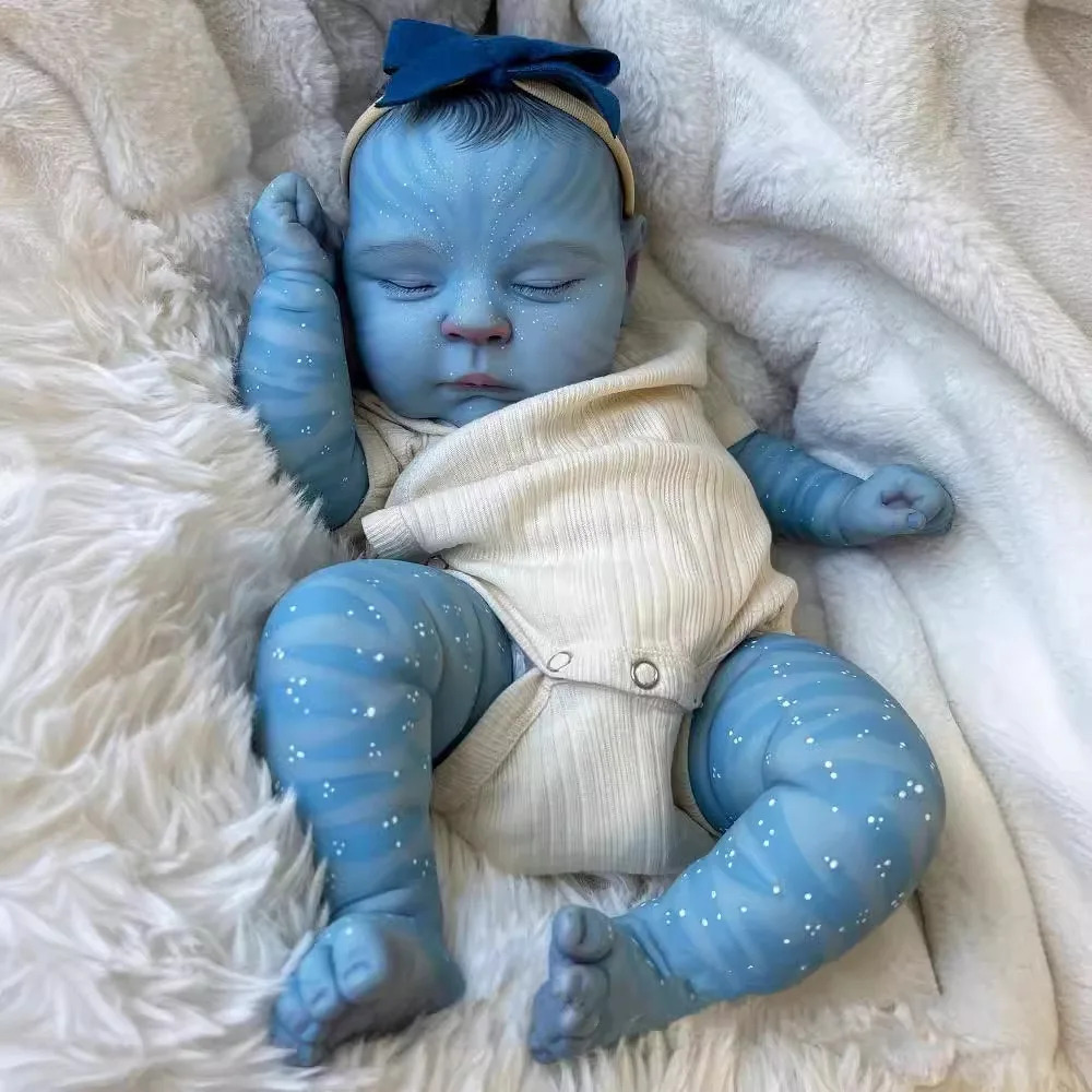 Kids Toys New Born - Boneca Reborn de 19 Polegadas Peaches