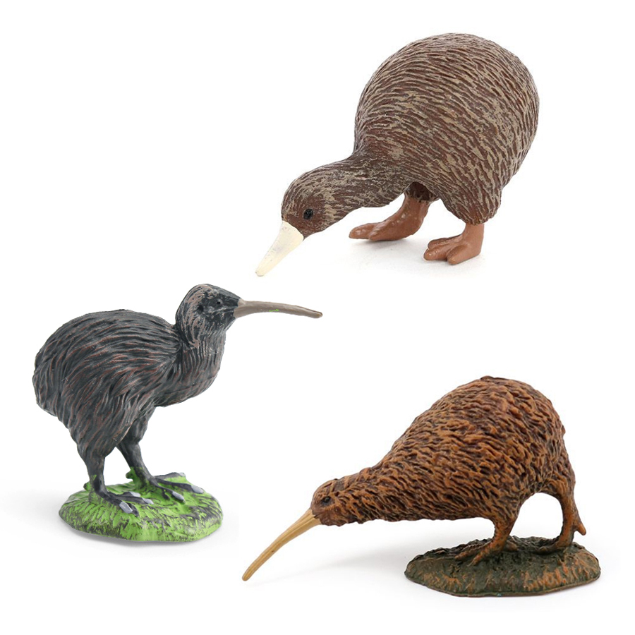 Kids Toys New Zealand - Modelos Realistas de Pássaros Kiwi, Figuras