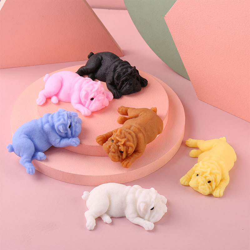 Kids Toys Dog - Cães moles anime brinquedos fidget quebra-cabeça