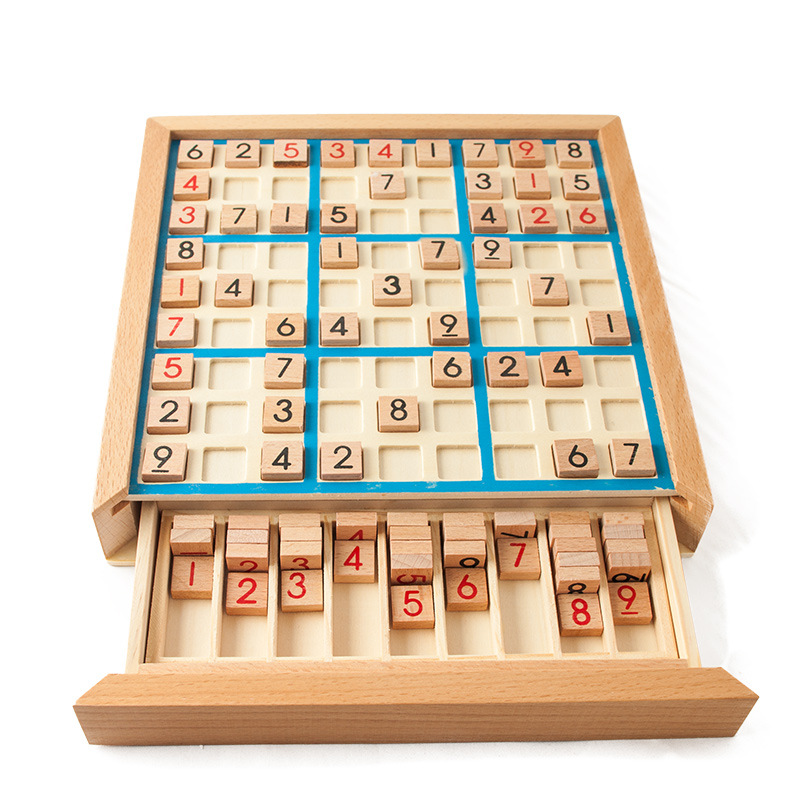 Kids Toys Drawers - Jogo de tabuleiro sudoku com telhas