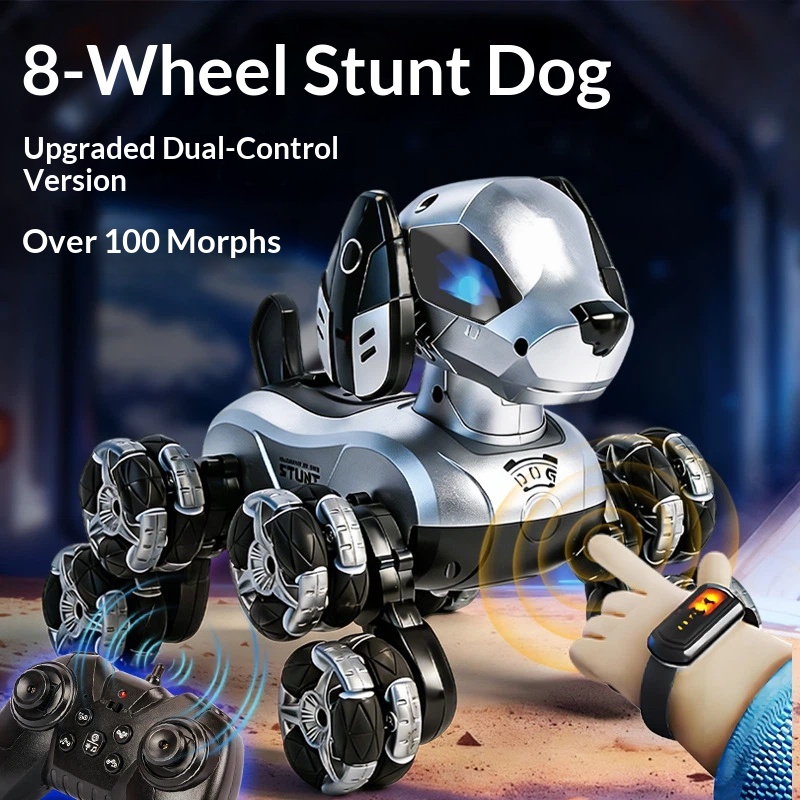Kids Toys Dog - Novo Robô Cão RC de Acrobacias