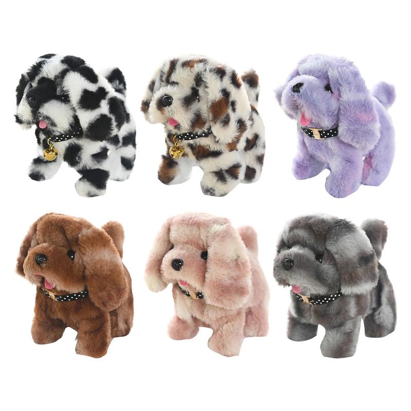 Kids Toys Dog - 6 estilos de simulação de pelúcia