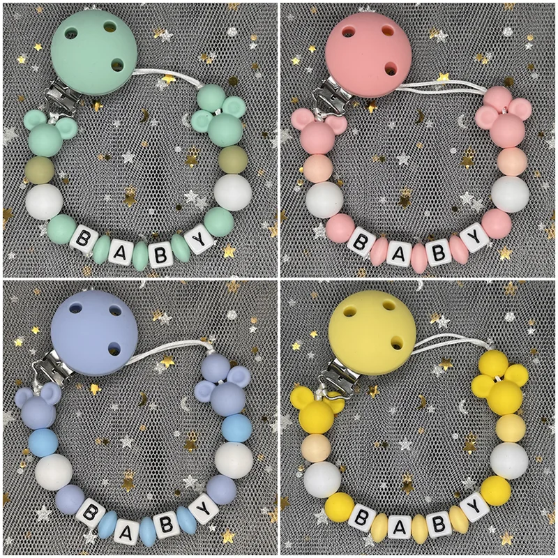 Kids Toys New Born - Prendedor de Chupeta Personalizado com Nome