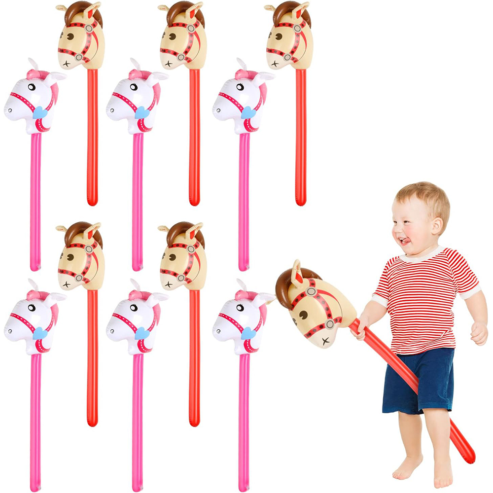 Kids Toys Horse - 2 pçs cabeça de cavalo vara