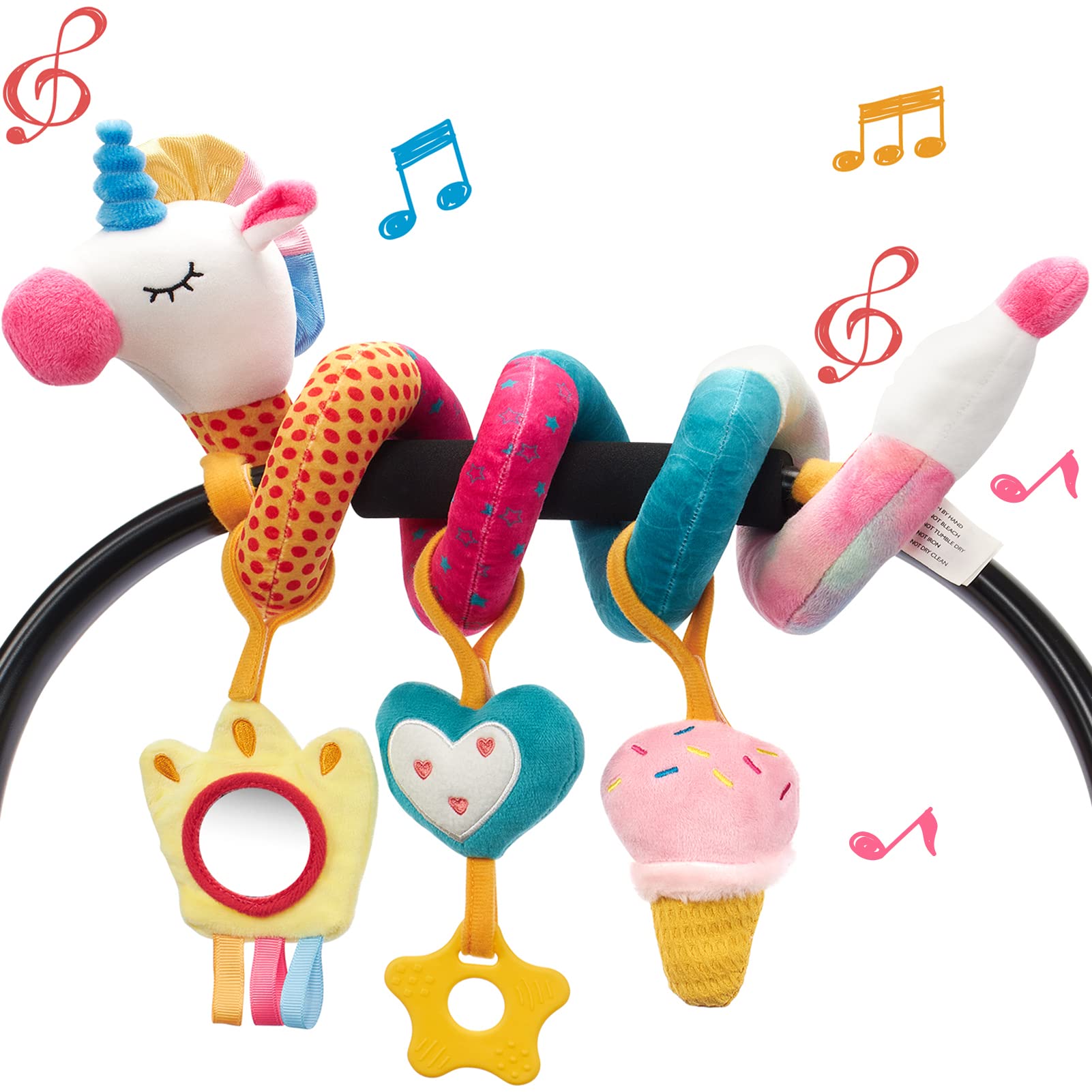 Kids Toys New Born - Assento de carro brinquedos para bebês,