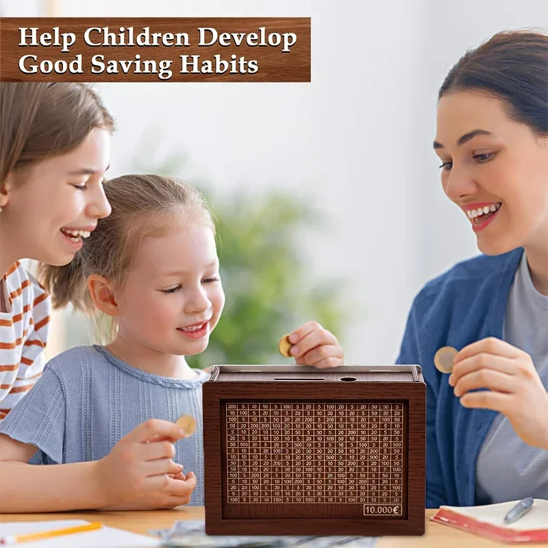 Cofre de Madeira para Economia - Kids Toys Drawers avaliação e preço