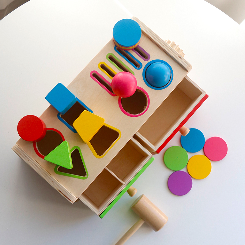 Brinquedo Montessori de Madeir - Kids Toys Drawers avaliação e preço