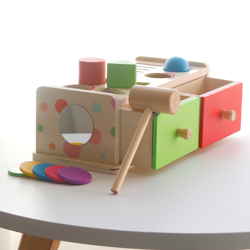 Brinquedo Montessori de Madeir - Kids Toys Drawers avaliação e preço