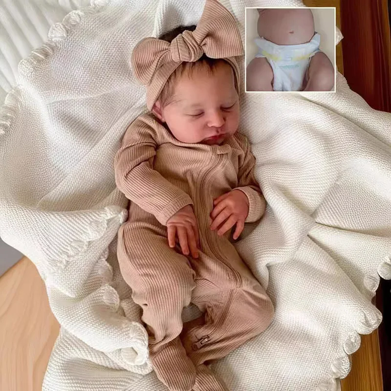 49cm silicone bebê boneca rebo - Kids Toys New Born avaliação e preço