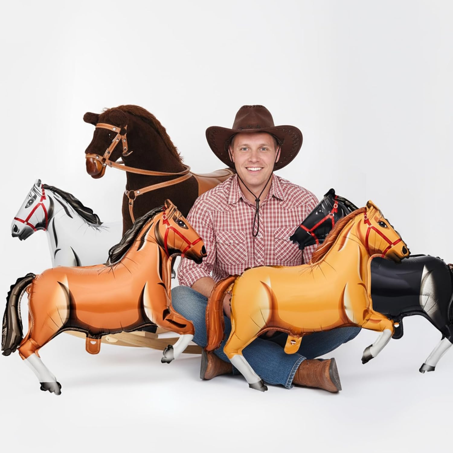 Balão Metalizado de Cavalo par - Kids Toys Horse avaliação e preço