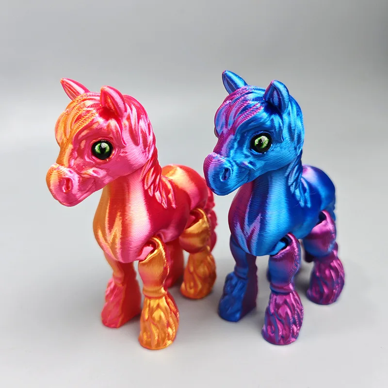 3d impresso multi-articular mó - Kids Toys Horse avaliação e preço