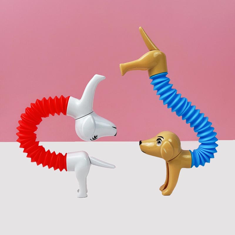 Novidade primavera cão pop tub - Kids Toys Dog avaliação e preço