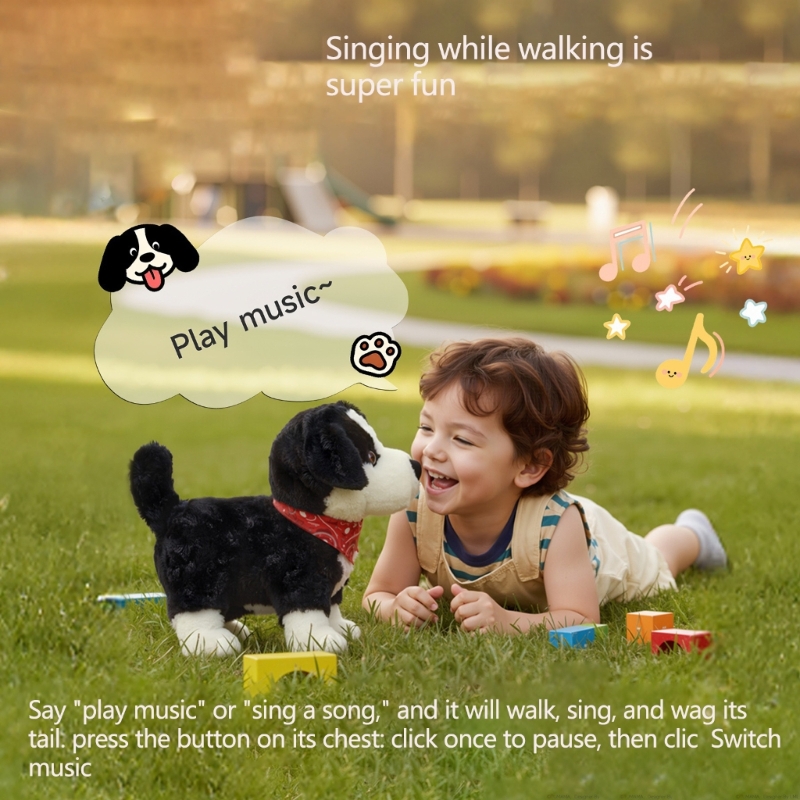 Cão brinquedo seguro macio do  - Kids Toys Dog avaliação e preço