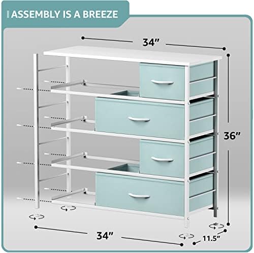 Cômoda com 8 Gavetas - Móvel d - Kids Toys Drawers avaliação e preço