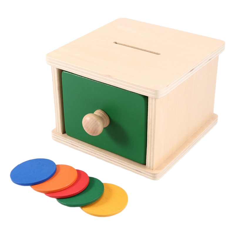 Caixa de Moedas de Madeira par - Kids Toys Drawers avaliação e preço