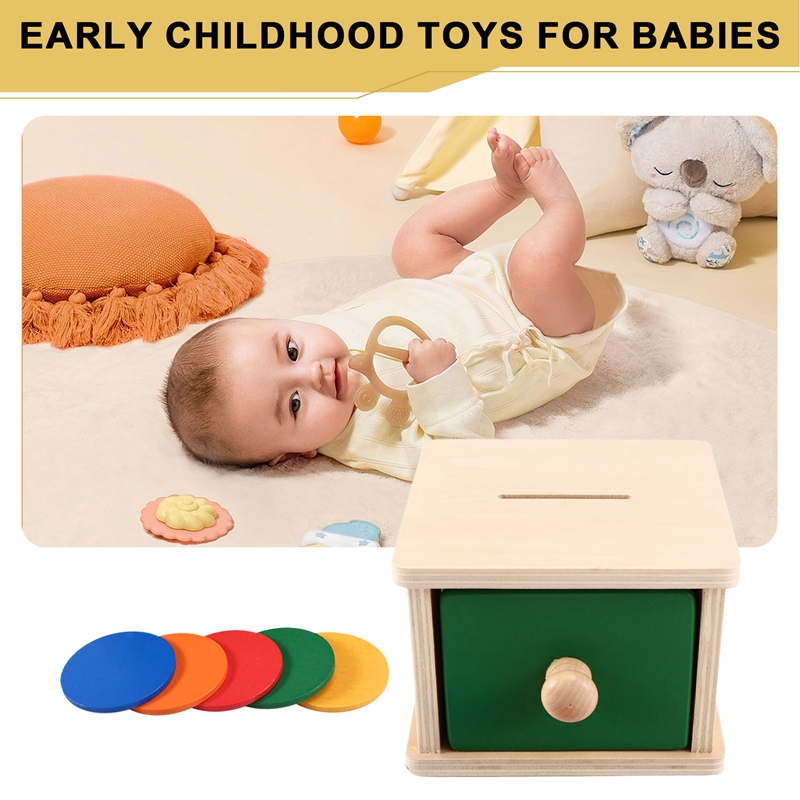 Caixa de Moedas de Madeira par - Kids Toys Drawers avaliação e preço