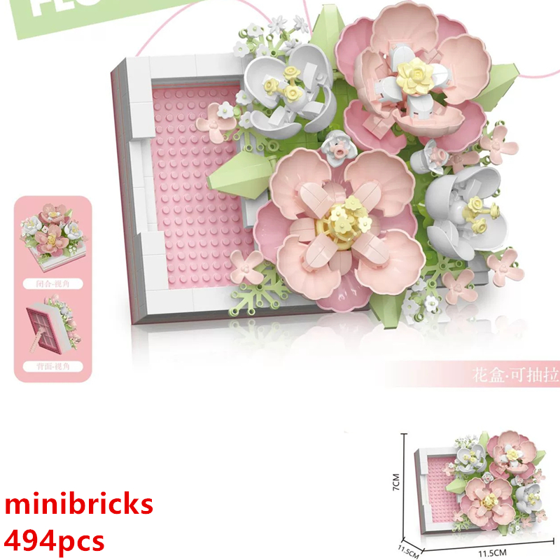Diy 3d famoso rosa hibisco ete - Kids Toys Exhibition avaliação e preço