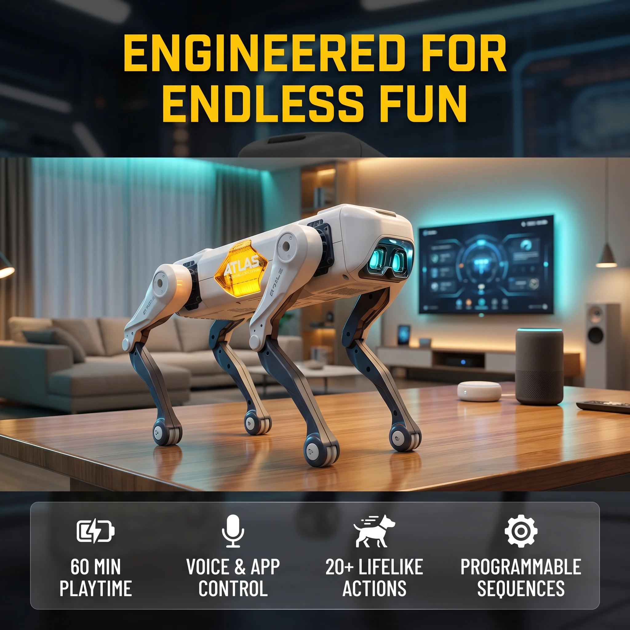 Cão Robô Inteligente com IA, C - Kids Toys Dog avaliação e preço