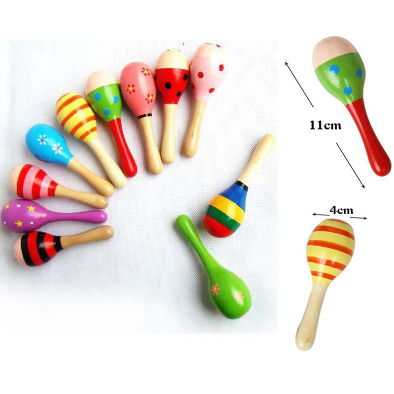 Chocalhos pequenos de madeira  - Kids Toys New Born avaliação e preço
